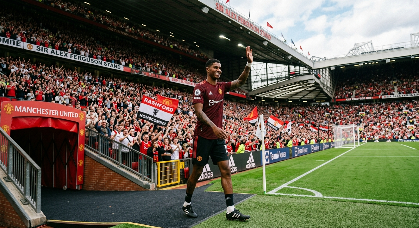 Marcus Rashford Returns to Manchester United as Barcelona Decline Permanent Transfer After Successful Loan Season in Spain