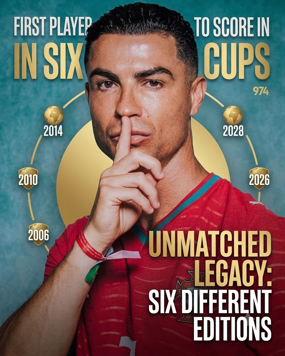 Cristiano Ronaldo Makes Historic Soccer Record By Scoring In Six Different FIFA World Cup Tournaments