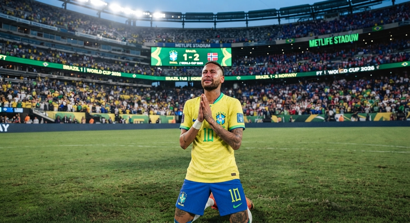 Neymar Bids Emotional Farewell to International Football After Brazil’s Heartbreaking World Cup Round of 16 Exit