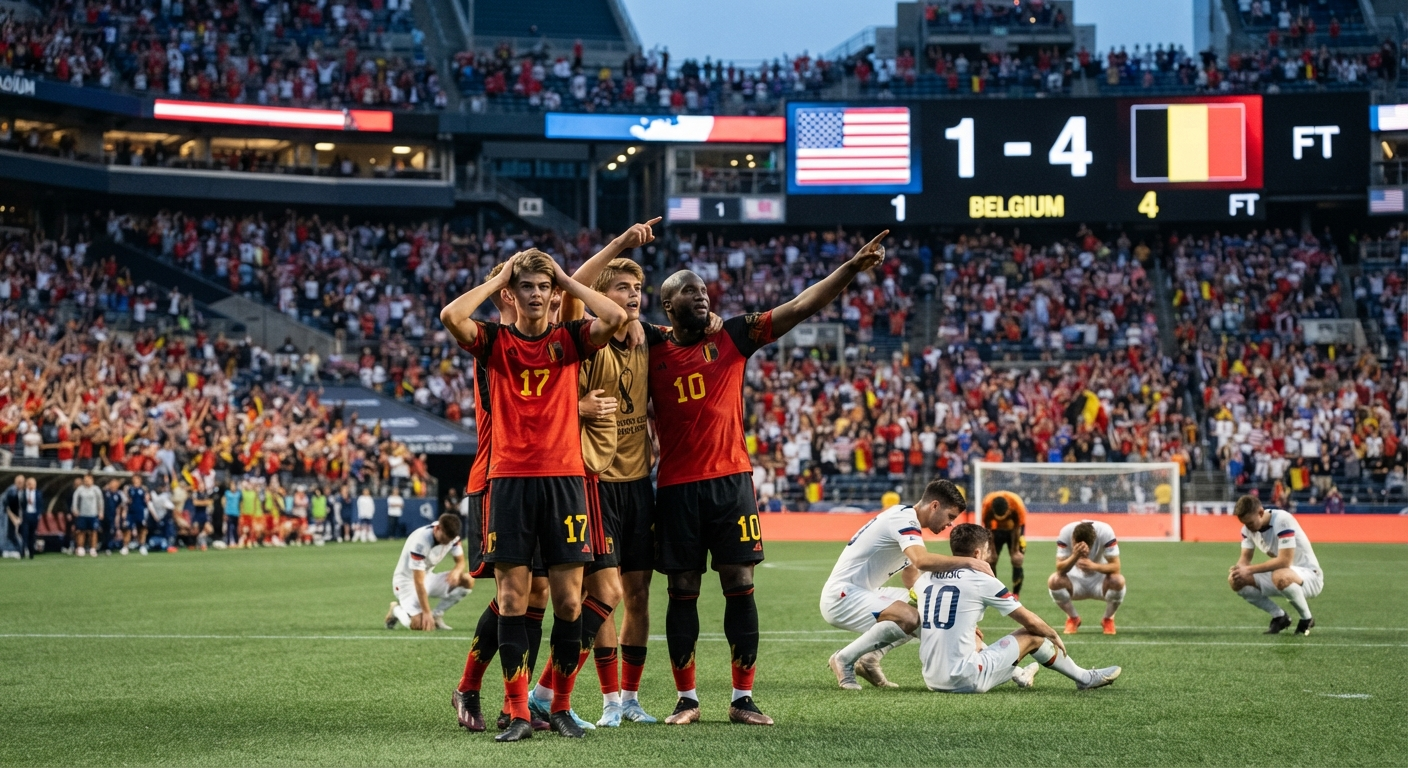 Belgium Dominates USA: World Cup Journey Ends in Seattle with 4–1 Round of 16 Defeat