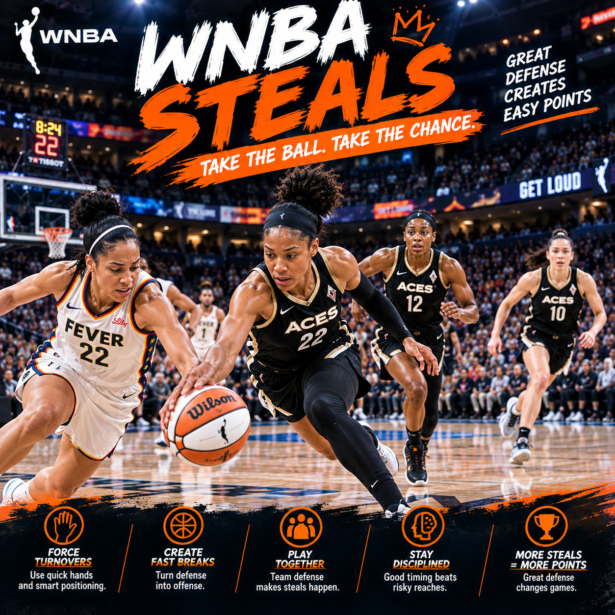 WNBA Steals: How Great Defense Creates Scoring Opportunities