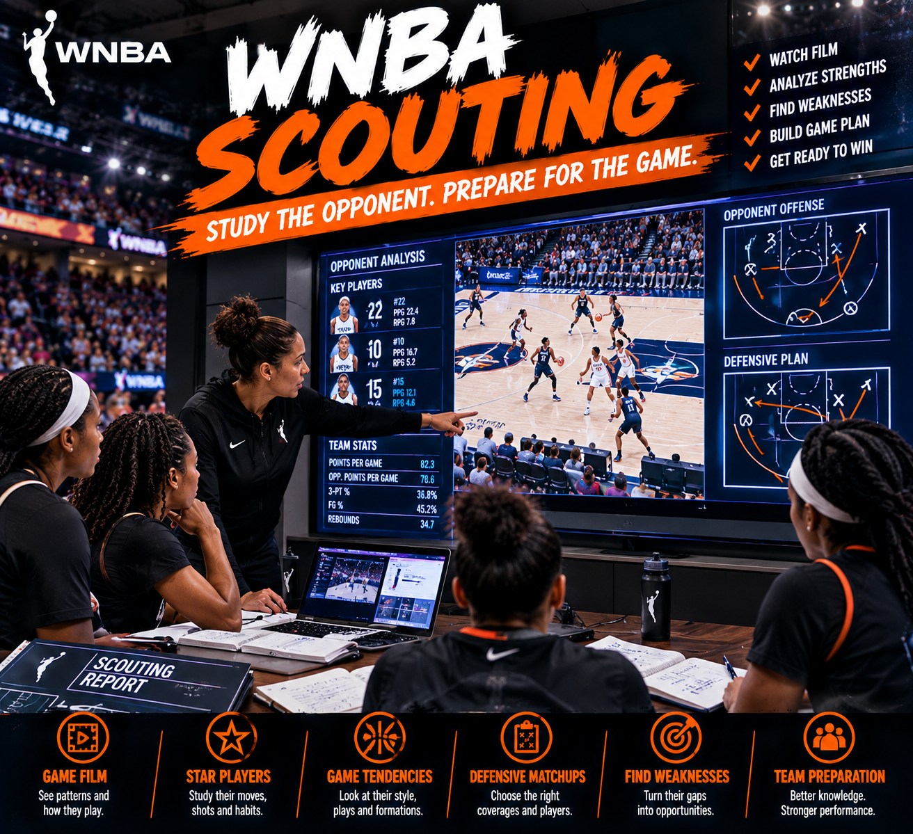 WNBA Scouting: How Teams Study Opponents Before Big Games