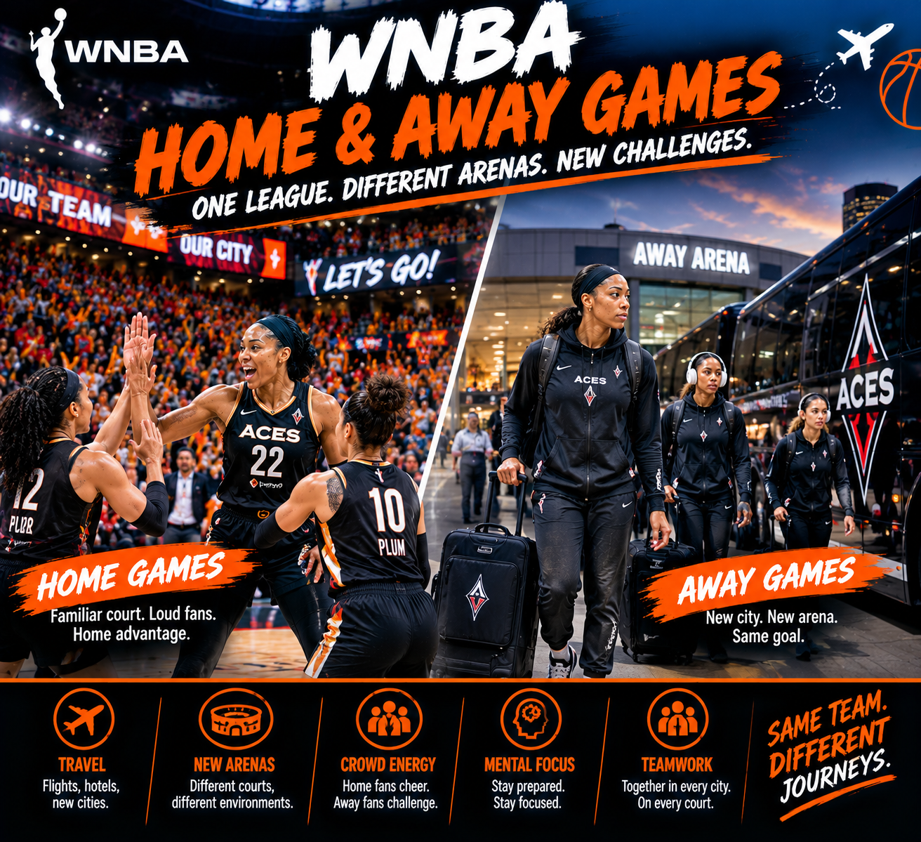 WNBA Home and Away Games: How Playing on the Road Changes the Challenge