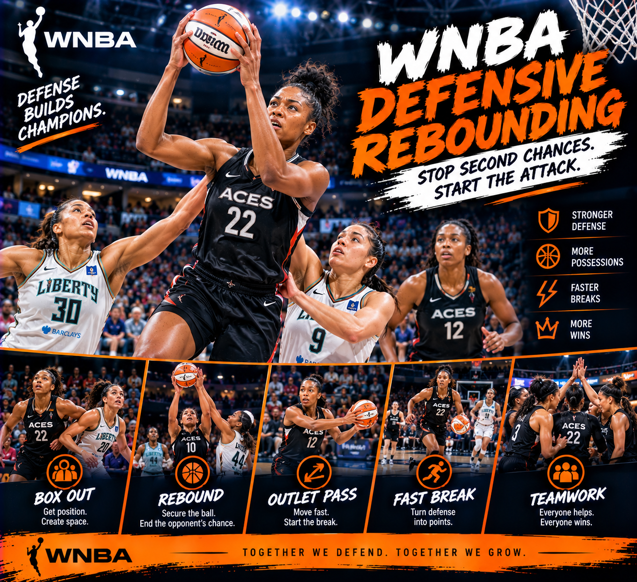 WNBA Defensive Rebounding: How Ending Possessions Helps Teams Win