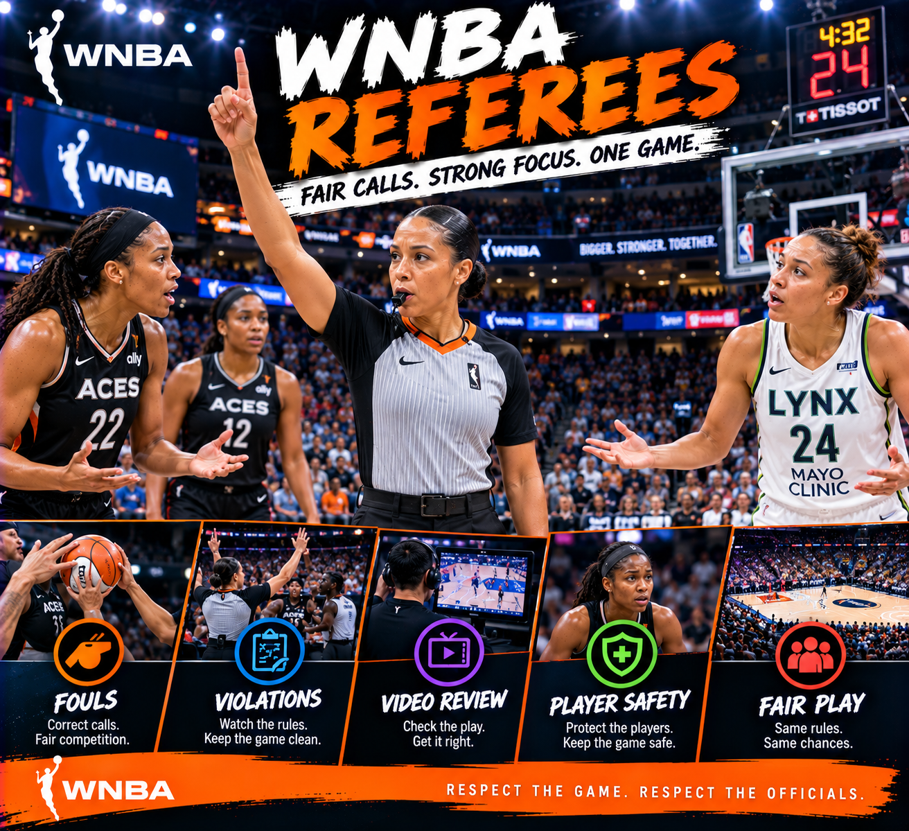 WNBA Referees: How Officials Keep Basketball Games Fair