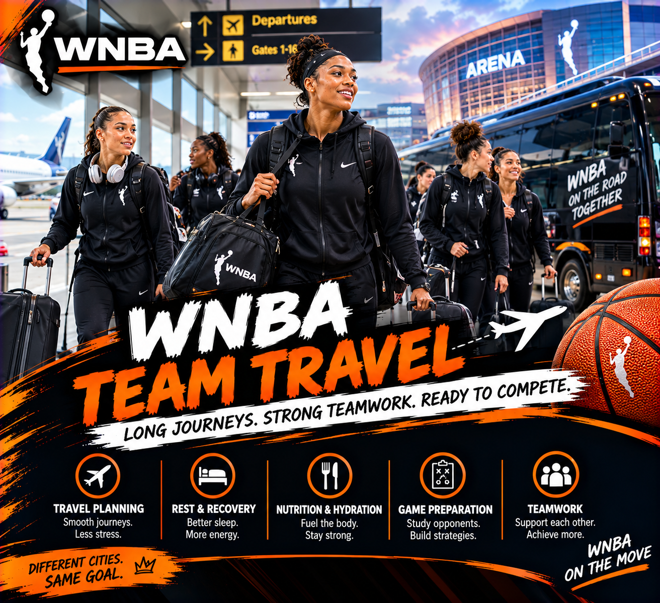 WNBA Team Travel: How Players Prepare for Away Games